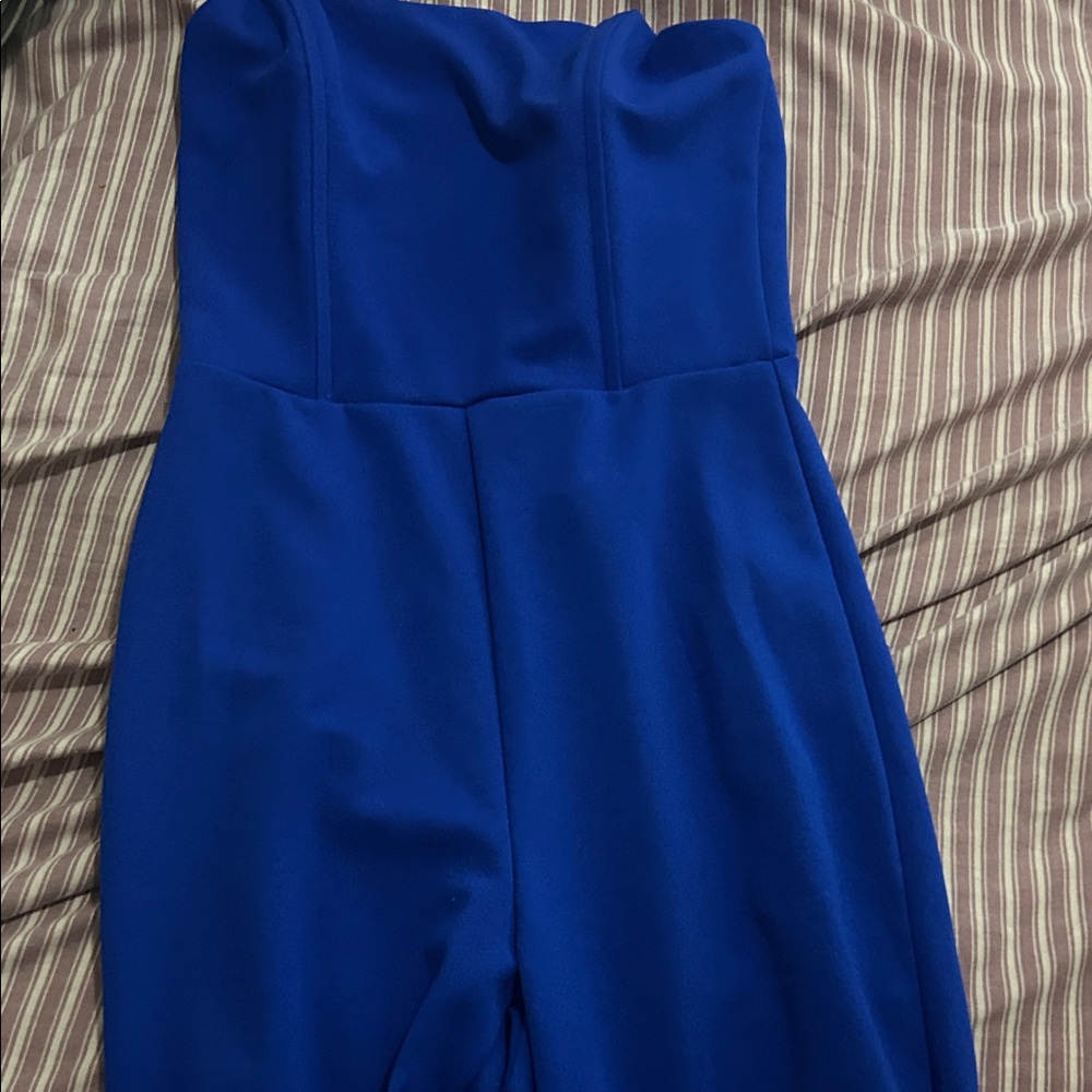 Charlotte Russe Royal Blue Jumpsuit
